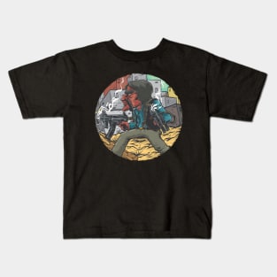 Mexican gangster with 2 guns Kids T-Shirt